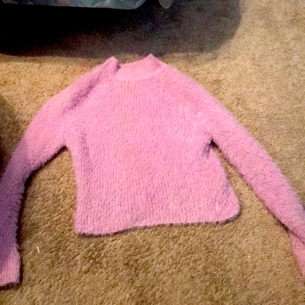 Warm fluffy warm sweater